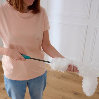 Plumeau microfibre GoodHome blanc L.55cm