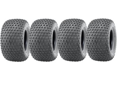 Pneu à crampons 22x11.00-8 pour quad, remorque pour quad, 4 plis, usage intensif, lot de 4