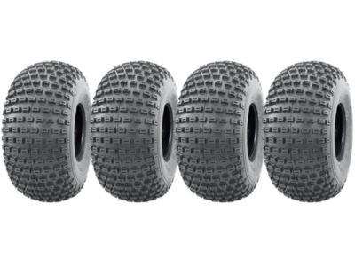 Pneu tout-terrain à crampons 22x11.00-8, pneus pour remorque de quad 22 11 8, 4 plis, P322, lot de 4