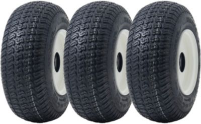 Pneus et jantes 13x5.00-6 pour tondeuse à gazon Wanda P332, roulements 25 mm 6205 (lot de 3)