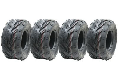 Pneus pour quad 18x9.50-8, pneus pour remorque 18 950 8, homologués pour la route et les chemins de terre, lot de 4.