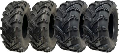 Pneus pour quad 25x10.00-12 et 25x8.00-12, 6 plis, homologués P377 E pour la circulation routière (jeu de 4)