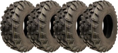Pneus pour quad 27x9.00-12, 8 plis, 225/80-12 P0358 OBOR Cypress 71J, homologués pour la route (jeu de 4)