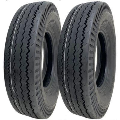 Pneus pour remorque 5.00-10, 4 plis, haute vitesse, homologués E, autorisés sur route, 355 kg, 72 N (jeu de 2)