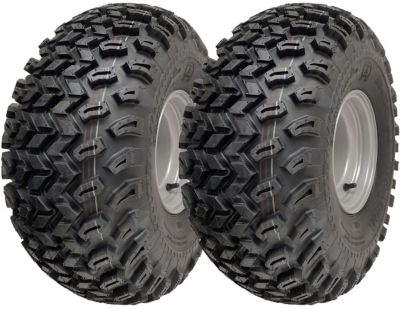Pneus utilitaires pour quad 22x11.00-8, jantes P334 à 4 plis, 4 pouces, entraxe de 4 pouces, en acier (jeu de 2)