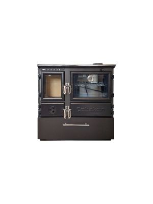 Poêle à bois autoportant avec four - 3D Box  214