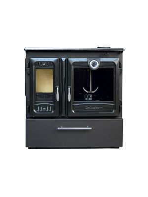 Poêle à bois autoportant avec four - 3D Box  216