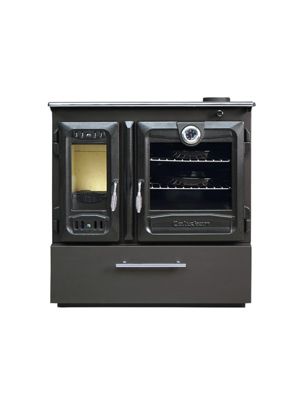Poêle à bois autoportant avec four - Box  216