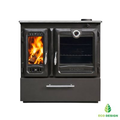 Poêle à bois cuisinière avec four 8.4 kW en fonte CALISKAN 216 BOX livraison rapide à domicile