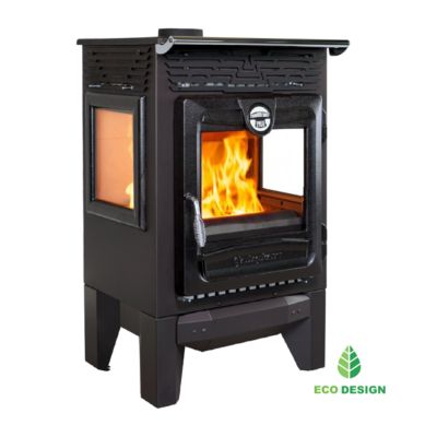 Poêle à bois en fonte 14 kW CALISKAN 315 3D déstockage exceptionnel livraison rapide à domicile