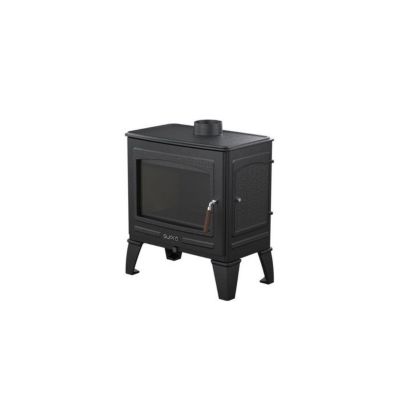 Poêle à bois SUPRA VERCORSE - SUPRA - Noir - 9 kW - Acier - 70 m2 - 55 cm - Dessus - 150 mm