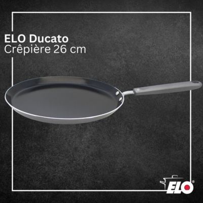 Poêle à crêpes 26 cm antiadhésive sans PFAS Elo Ducato
