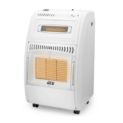 Poêle à gaz 5700W Chauffage d'appoint Hybride Gaz et Electrique 20-100 m² - Piezo KOMBI LINE