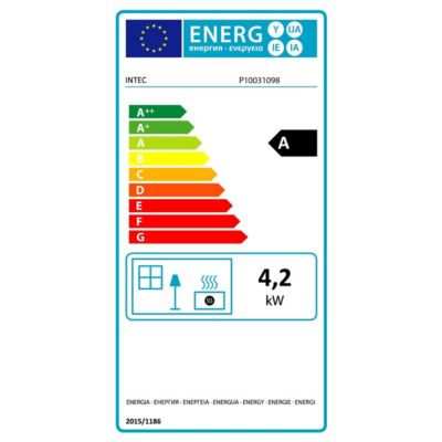Poêle à gaz 5700W Chauffage d'appoint Hybride Gaz et Electrique 20-100 m² - Piezo KOMBI LINE