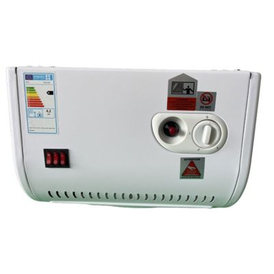 Poêle à gaz 5700W Chauffage d'appoint Hybride Gaz et Electrique 20-100 m² - Piezo KOMBI LINE