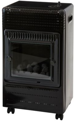 poele a gaz effet flamme butagaz 3400w castorama