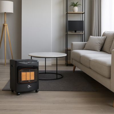 Poêle à Gaz Infrarouge Daris Sannover 4200 W + Kit Complet NF