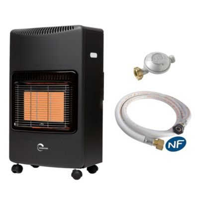 Poêle à Gaz Infrarouge Loros Sannover 4200 W + Kit Complet NF