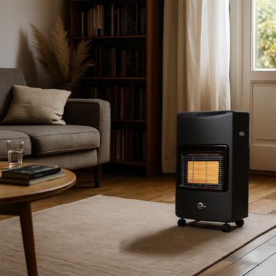 Poêle à Gaz Infrarouge Loros Sannover 4200 W + Kit Complet NF