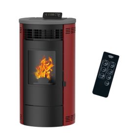Poêle à granulés Air Flavia 9,5 kW Bordeaux Sannover