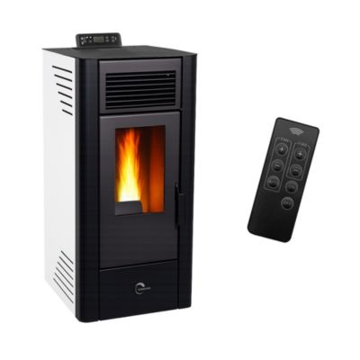 Poêle à granulés étanche Anita 11,6 kW Blanc Sannover