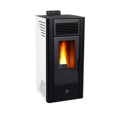 Poêle à granulés étanche Anita 11,6 kW Blanc Sannover