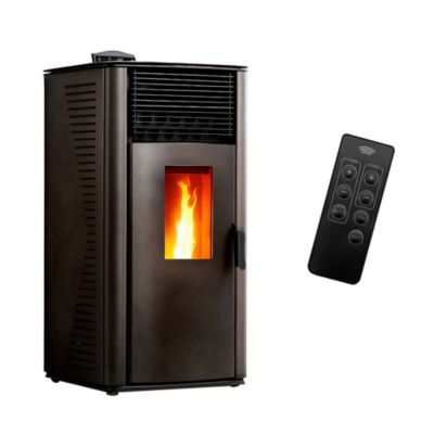 Poêle à granulés étanche Anita 15 kW Noir Sannover