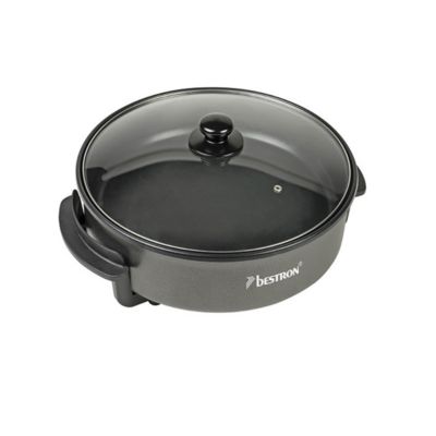 Poêle électrique multifonction 40cm 1500w noir Bestron AHP1800Z