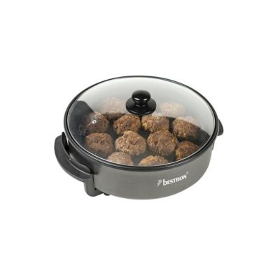Poêle électrique multifonction 40cm 1500w noir Bestron AHP1800Z
