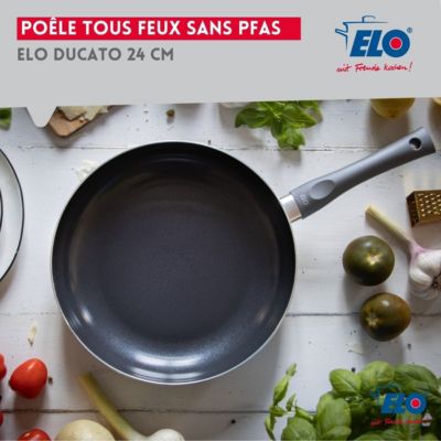 Poêle tous feux 24 cm sans PFAS Elo Ducato