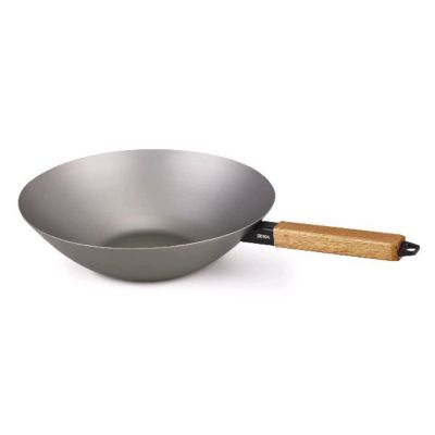 Poêle wok  en acier carbone 20cm gris Beka 13970244