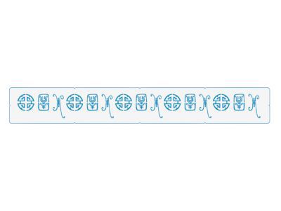 J Boutique pochoirs Frise murale pochoirs Motif 007 réutilisable modèle  pour DIY Décoration murale: Amazon.fr: Bricolage