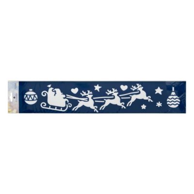 Pochoir banderole en pvc 60x12cm - feeric lights & christmas