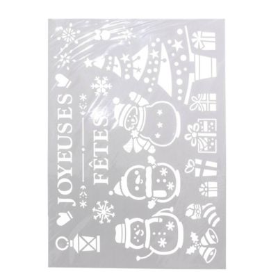 Pochoir noël gm 44,5 x 59,5 cm - feeric lights & christmas