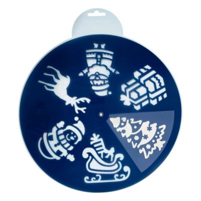 Pochoir rotatif en pvc d30cm 3 assortiments - feeric lights & christmas