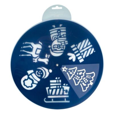 Pochoir rotatif en pvc d30cm 3 assortiments - feeric lights & christmas