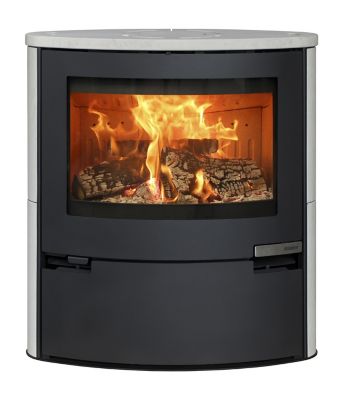 Poêle à bois en acier Aduro 15SK Limestone blanc et noir 6 kW 140m² — free download