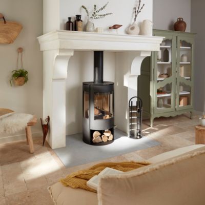 Poêle à bois en acier Aduro 9.6 6kW 140m²