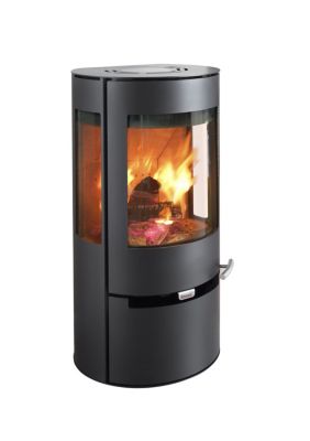 Poêle à bois en acier Aduro 9 air étanche noir 6KW