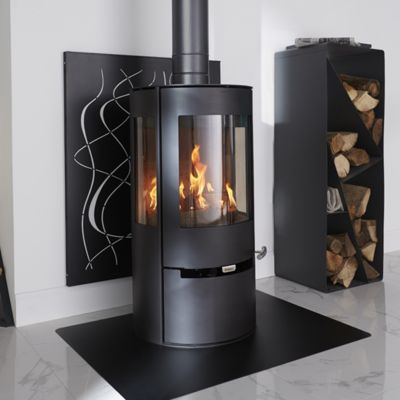 Poêle à bois en acier Aduro 9 avec tiroir 6kW 140m²