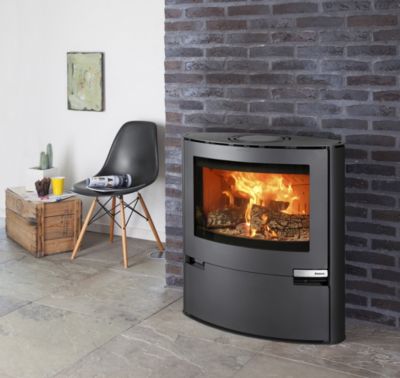 Poêle à bois en acier Aduro en acier 15 6.5kW 140m²
