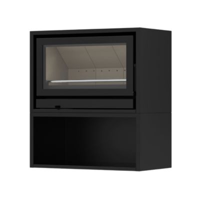 Poêle à bois en acier Bestove Loft 10kW noir 108m²