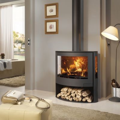Poêle à bois en acier Panadero Iris 7,8kW 89m²