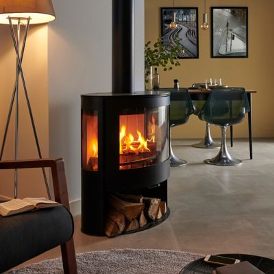 Poêle à bois en acier Panadero Iris 7,8kW 89m²