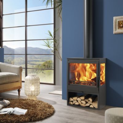 Poêle à bois en acier Panadero Onix 7.1kW 88m²