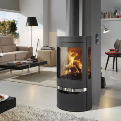 Poêle à bois en acier Panadero Suerte Ecodesign 8kW 89m²