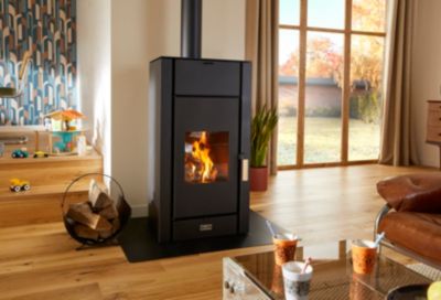 Poêle à bois en acier ventilé Canadian Spa Company Rovere 10.9kW
