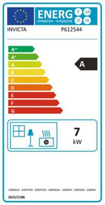 Poêle à bois en fonte Invicta Balami 7 kW