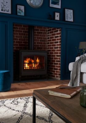 Poêle à bois en fonte Invicta Rustica 10kW 120m²