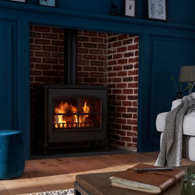 Poêle à bois en fonte Invicta Rustica 10kW 120m²